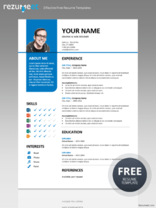 Bayview - Stylish Resume Template - Rezumeet