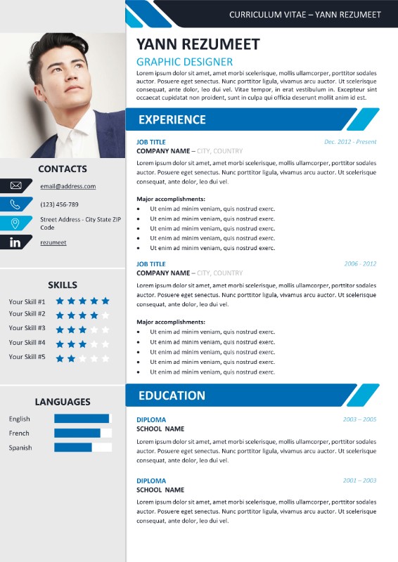 Yanaka - Free Resume Template